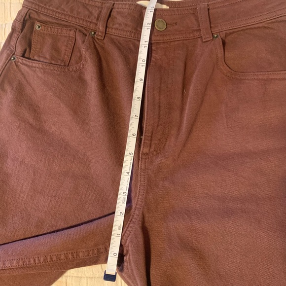 Sezane Le Crop Brown denim - Picture 11 of 12